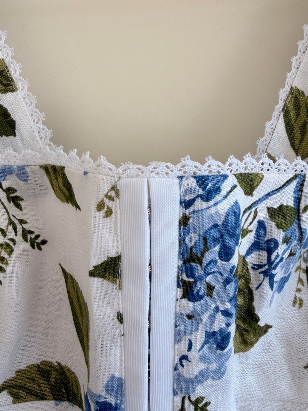 Reformation Tagliatelle Linen Midi Dress In Floral Print Size 4 - Picture 8 of 10